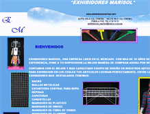 Tablet Screenshot of exhibidoresmarisol.com